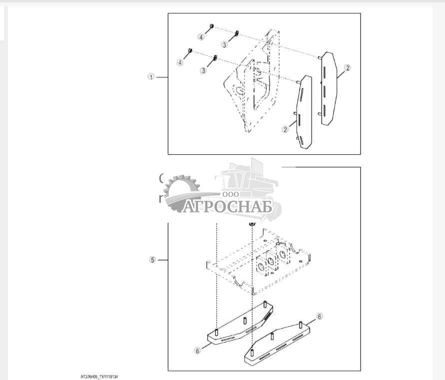 Комплект прокладок стабилизатора 
